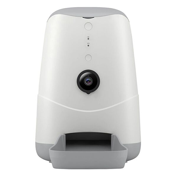 Умная автоматическая Wi-Fi кормушка с видеокамерой Petoneer Nutri Vision Feeder (White) - 1
