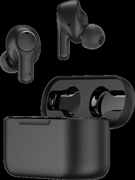 Наушники беспроводные 1More Omthing AirFree Plus earbuds (E0002) (Black) - 2