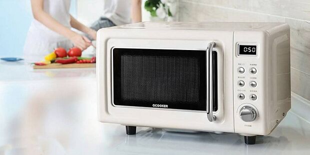 Микроволновая печь Qcooker Retro Tablet Microwave (White/Белый) - 2