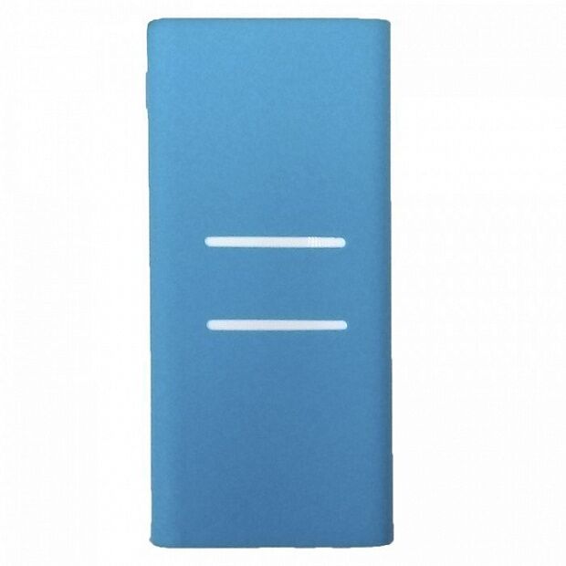 Силиконовый чехол для Xiaomi Mi Power Bank 2C 20000 mAh (Blue/Синий) - 1