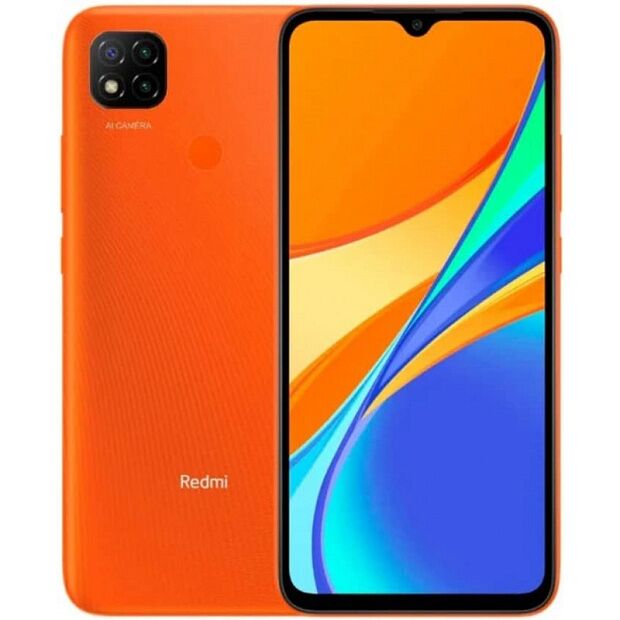 Смартфон Redmi 9C 3/64GB NFC EAC (Orange)  - 1