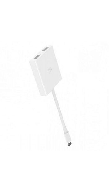 Mi USB-C to HDMI and Gigabit Ethernet Multi-Adapter (White) - 5
