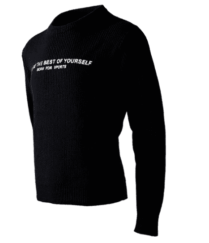 Свитер Friend Only Fashion Round Neck Print Sweater (Black/Черный) - 2