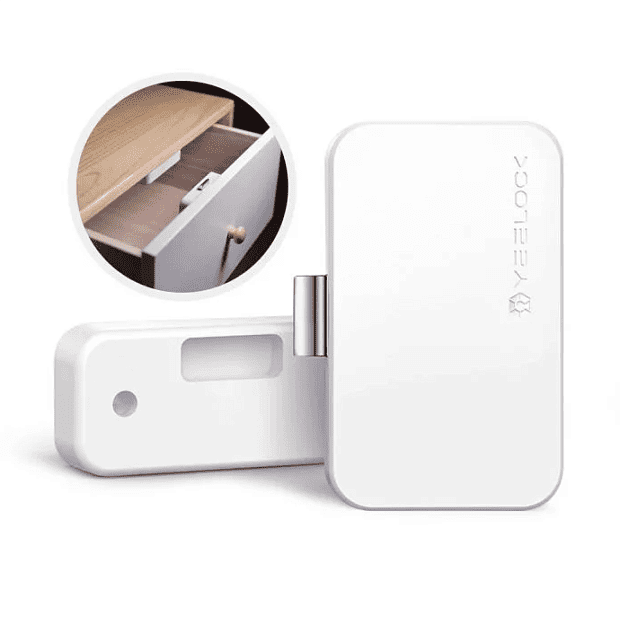 Умный мебельный замок Yeelock Smart Drawer Cabinet Lock Switch (White/Белый) - 4